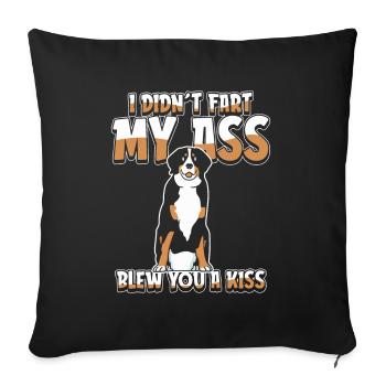 Bouvier bernois - Housse de coussin décorative 45 x 45 cm - noir - Devant