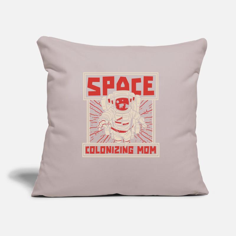 Espace Mama Colonisation de l’espace Housse de coussin décorative 45 x 45 cm