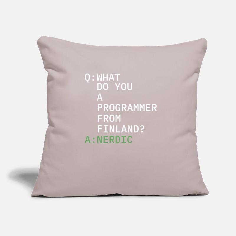 Developer Coder Programmer Weird Sofa pillowcase 17,3'' x 17,3'' (45 x 45 cm)