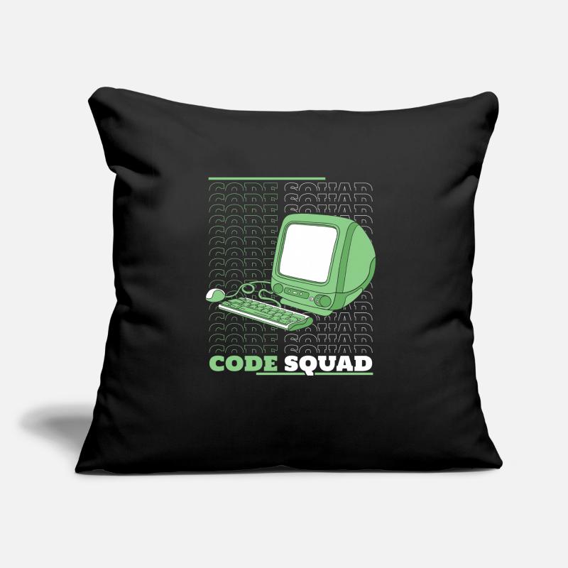 Calculatrice de programmeur Codeur développeur Housse de coussin décorative 45 x 45 cm