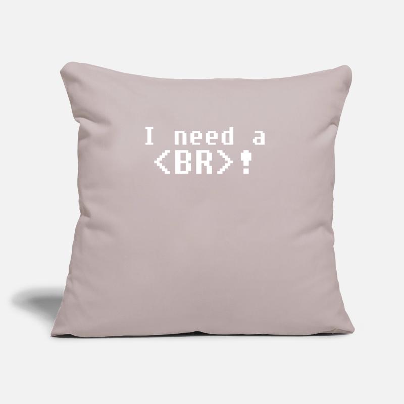 Developer Coder Programmer Humor Sofa pillowcase 17,3'' x 17,3'' (45 x 45 cm)