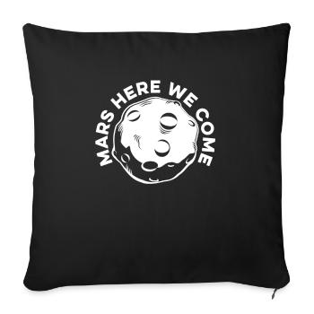Space Space Space Colonization - Sofa pillowcase 17,3'' x 17,3'' (45 x 45 cm) - black - Front