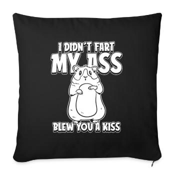 Guinea pig guinea pig funny - Sofa pillowcase 17,3'' x 17,3'' (45 x 45 cm) - black - Front