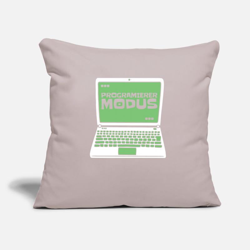 Développeur Coder Programmeur Ordinateur portable Housse de coussin décorative 45 x 45 cm