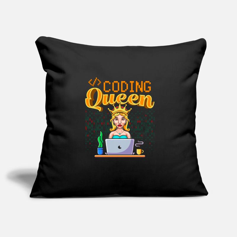 Developer Coder Programmer Queen Sofa pillowcase 17,3'' x 17,3'' (45 x 45 cm)