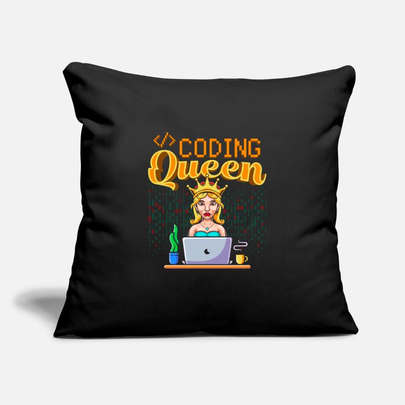 Developer Coder Programmer Queen Sofa pillowcase 17,3'' x 17,3'' (45 x 45 cm)