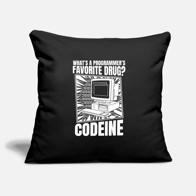 Developer Coder Programmer Computer Housse de coussin décorative 45 x 45 cm