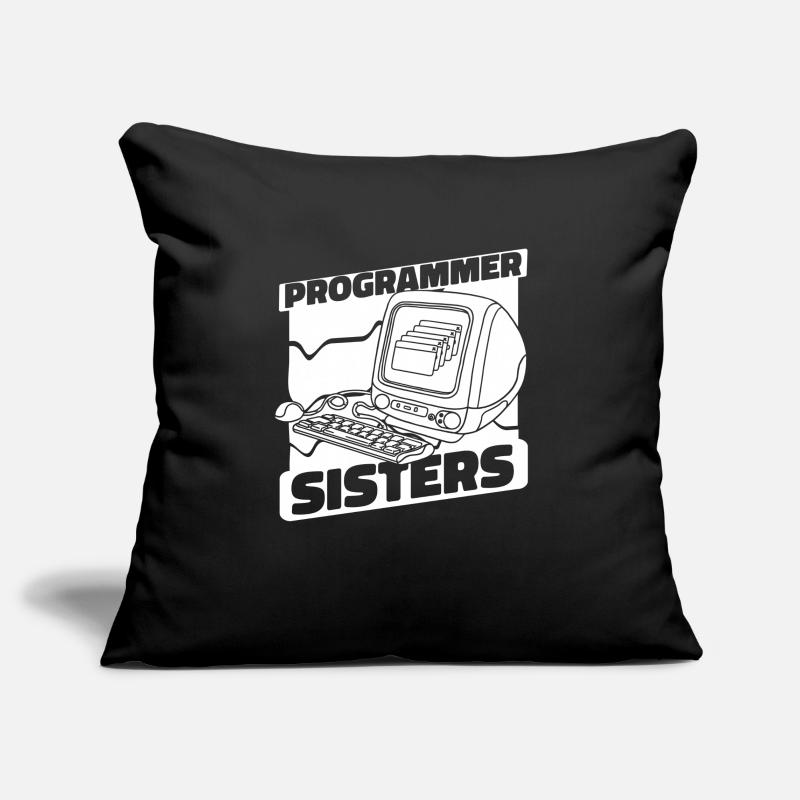 Developer Coder Programmer Computer Housse de coussin décorative 45 x 45 cm
