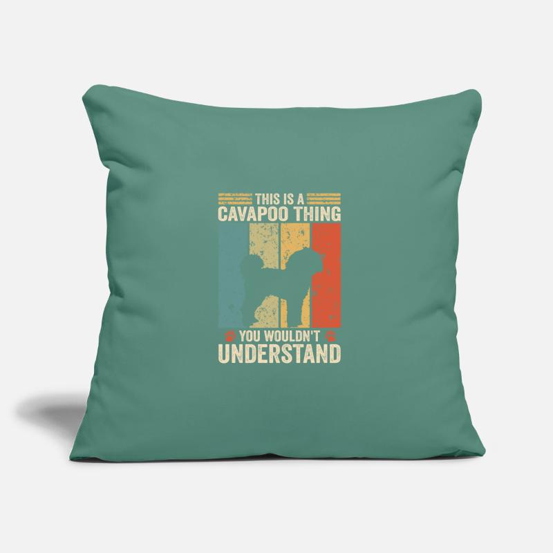 This is a Cavapoo thing Sofakissenbezug 45 x 45 cm