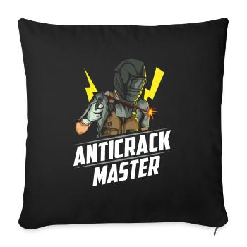 Welder Locksmith Humor - Sofa pillowcase 17,3'' x 17,3'' (45 x 45 cm) - black - Front