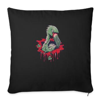 Zombie Halloween Cool - Housse de coussin décorative 45 x 45 cm - noir - Devant