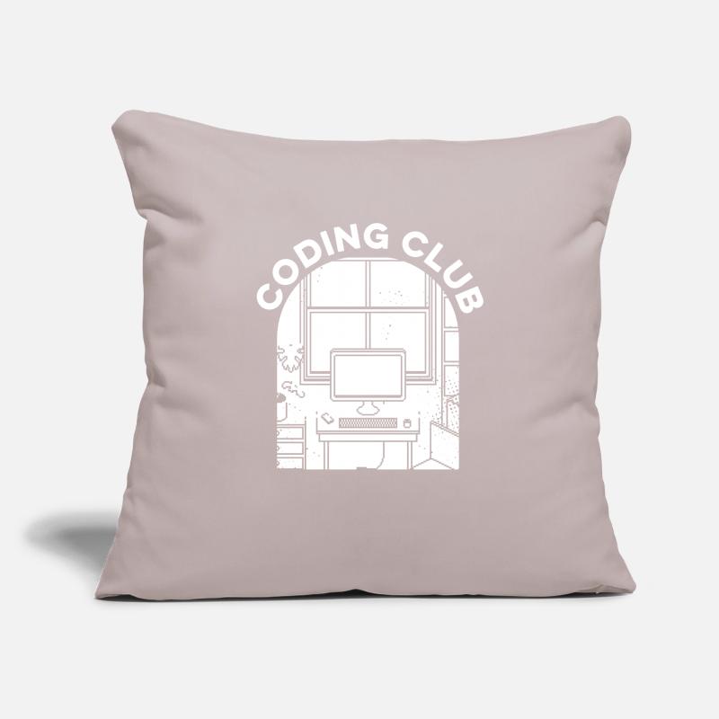 Association des programmeurs de développeurs codeurs Housse de coussin décorative 45 x 45 cm