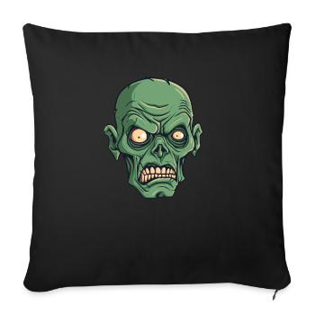 Zombie Halloween Cool - Housse de coussin décorative 45 x 45 cm - noir - Devant