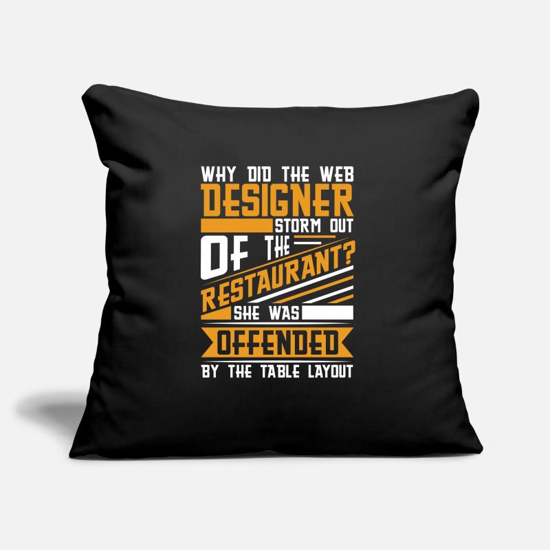 Web Developer Web Developer Funny Sofa pillowcase 17,3'' x 17,3'' (45 x 45 cm)