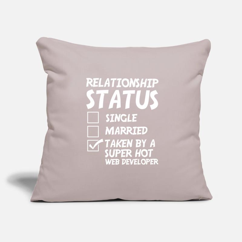 Web Developer Web Developer Funny Sofa pillowcase 17,3'' x 17,3'' (45 x 45 cm)