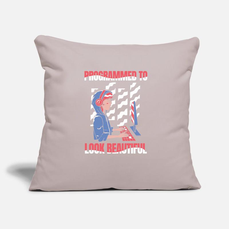 Developer, Coder, Programmer, Women Sofa pillowcase 17,3'' x 17,3'' (45 x 45 cm)