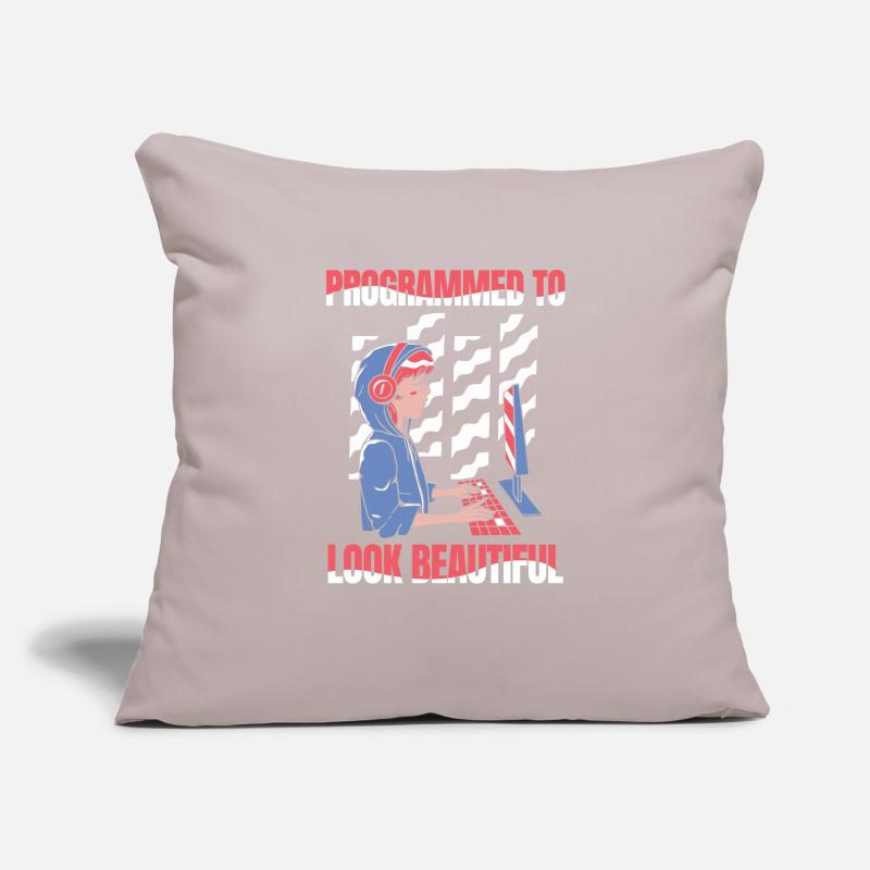 Developer, Coder, Programmer, Women Sofa pillowcase 17,3'' x 17,3'' (45 x 45 cm)
