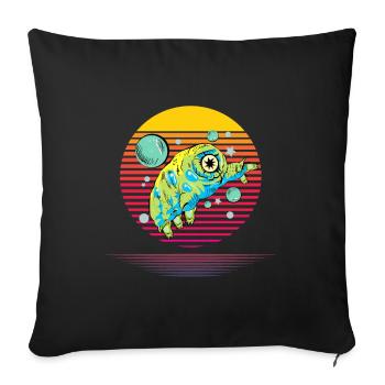 Tardigrade Vapor - Sofa pillowcase 17,3'' x 17,3'' (45 x 45 cm) - black - Front