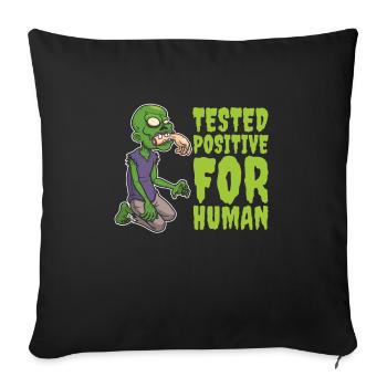 Zombie Halloween Cool - Housse de coussin décorative 45 x 45 cm - noir - Devant