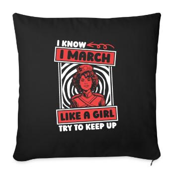 Fan Parade Brass Band Girls - Housse de coussin décorative 45 x 45 cm - noir - Devant