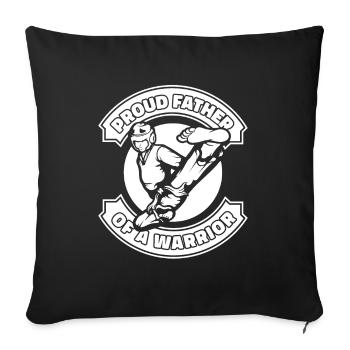 Taekwondo Taekwondo Father - Sofa pillowcase 17,3'' x 17,3'' (45 x 45 cm) - black - Front