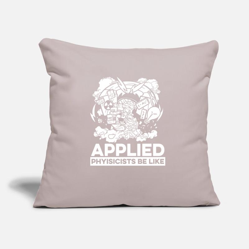 Physics Physicists Applied Physics Sofa pillowcase 17,3'' x 17,3'' (45 x 45 cm)