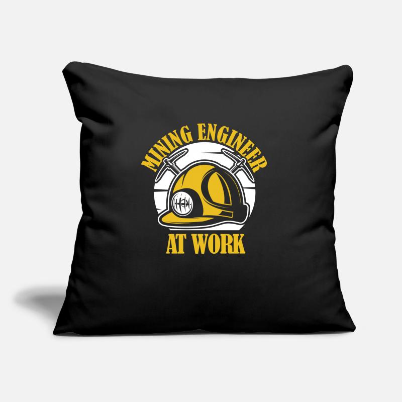 Engineer Cool Mining Engineer Sofa pillowcase 17,3'' x 17,3'' (45 x 45 cm)