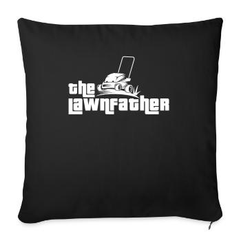 Hobby Gardener Garden Garden Père Le Jardinier - Housse de coussin décorative 45 x 45 cm - noir - Devant