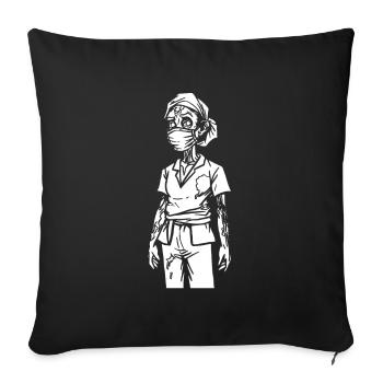 Zombie Halloween - Sofa pillowcase 17,3'' x 17,3'' (45 x 45 cm) - black - Front