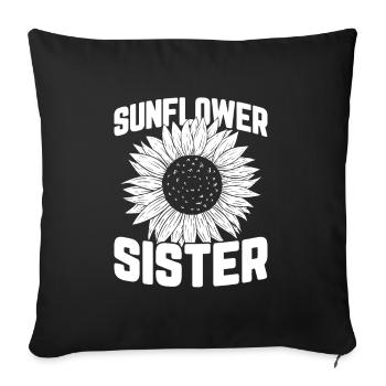 Jardinier amateur jardinier jardinier - Housse de coussin décorative 45 x 45 cm - noir - Devant