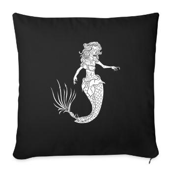 Zombie Halloween - Sofa pillowcase 17,3'' x 17,3'' (45 x 45 cm) - black - Front