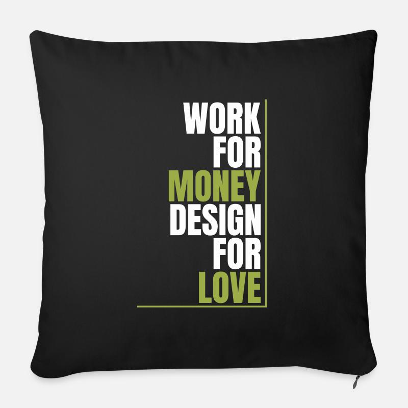 Web Entwickler Webdeveloper Liebe - Sofakissenbezug 45 x 45 cm - Schwarz