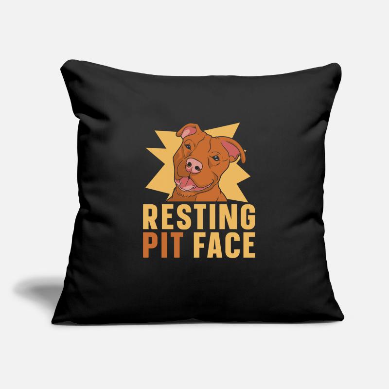 Pitbull Pitbull Verbot Resting Pit Face Sofakissenbezug 45 x 45 cm