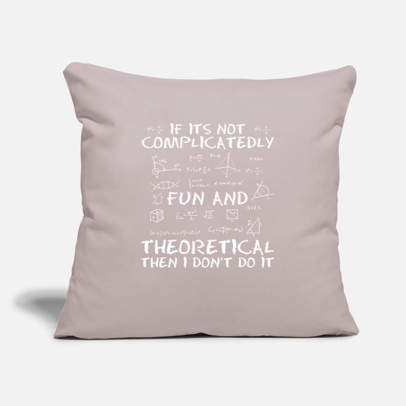 Physics Physicists Quantum Physics Sofa pillowcase 17,3'' x 17,3'' (45 x 45 cm)