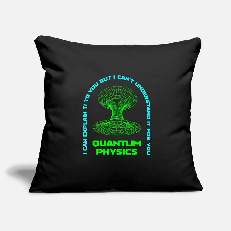 Physics Physicists Quantum Physics Sofa pillowcase 17,3'' x 17,3'' (45 x 45 cm)