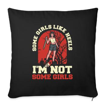 Zombie Halloween Girl - Sofa pillowcase 17,3'' x 17,3'' (45 x 45 cm) - black - Front