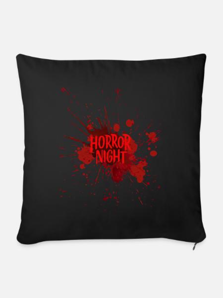 HORRORNIGHT - Sofakissenbezug 45 x 45 cm - Schwarz