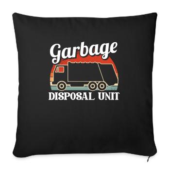 Truck Driver Trucker Truck Driver Funny - Sofa pillowcase 17,3'' x 17,3'' (45 x 45 cm) - black - Front