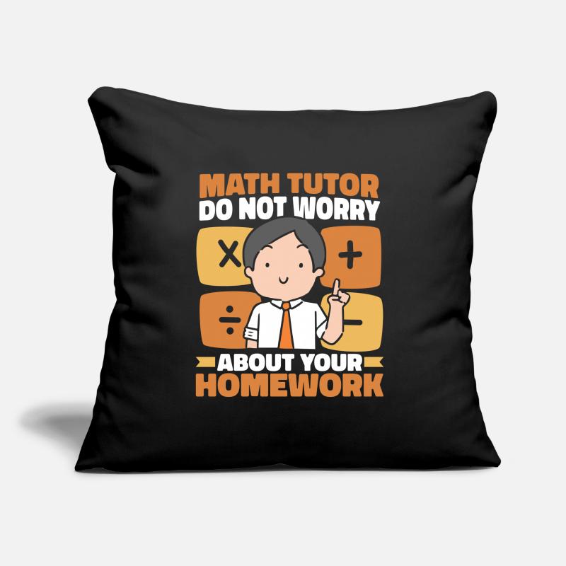 Math Teacher Math Teacher Funny Sofa pillowcase 17,3'' x 17,3'' (45 x 45 cm)