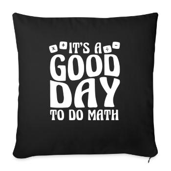 Professeur de mathématiques Professeur de mathématiques Drôle - Housse de coussin décorative 45 x 45 cm - noir - Devant