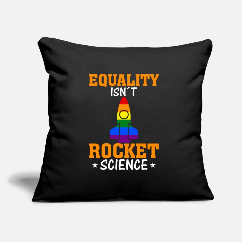 Equality is not rocket science Sofa pillowcase 17,3'' x 17,3'' (45 x 45 cm)