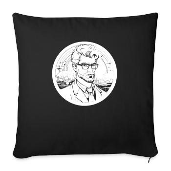 Data Science Data Analyst - Sofa pillowcase 17,3'' x 17,3'' (45 x 45 cm) - black - Front