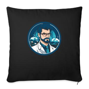 Data Science Data Analyst Cool - Sofa pillowcase 17,3'' x 17,3'' (45 x 45 cm) - black - Front