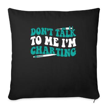 Nurse Nurse Equipment - Sofa pillowcase 17,3'' x 17,3'' (45 x 45 cm) - black - Front