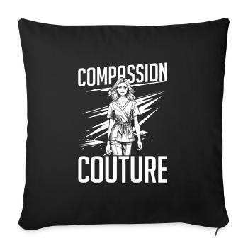 Nurse Fashion - Sofa pillowcase 17,3'' x 17,3'' (45 x 45 cm) - black - Front