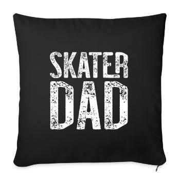 Skateboard Art For Boys Girls Men Skateboard Gifts - Sofa pillowcase 17,3'' x 17,3'' (45 x 45 cm) - black - Front