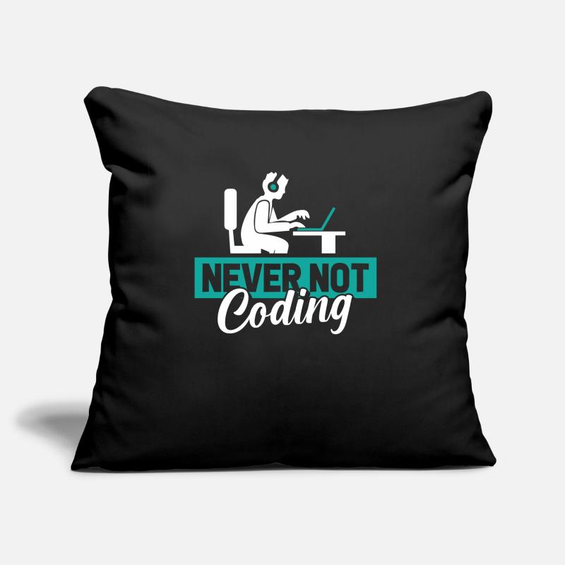 Développeur, Codeur, Programmeur Housse de coussin décorative 45 x 45 cm