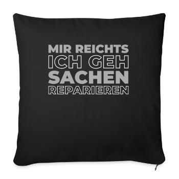 Mécanicien automobile - Housse de coussin décorative 45 x 45 cm - noir - Devant