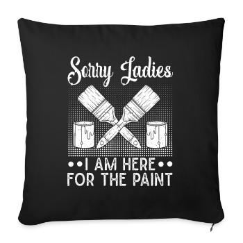 House Painter Hilarious Designs Unique Gifts - Sofa pillowcase 17,3'' x 17,3'' (45 x 45 cm) - black - Front