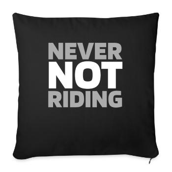Jet Ski - Housse de coussin décorative 45 x 45 cm - noir - Devant